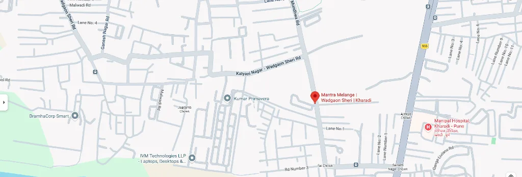 Mantra Melange Location Map